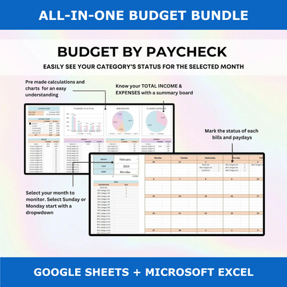 All-In-One Budget Planner Bundle