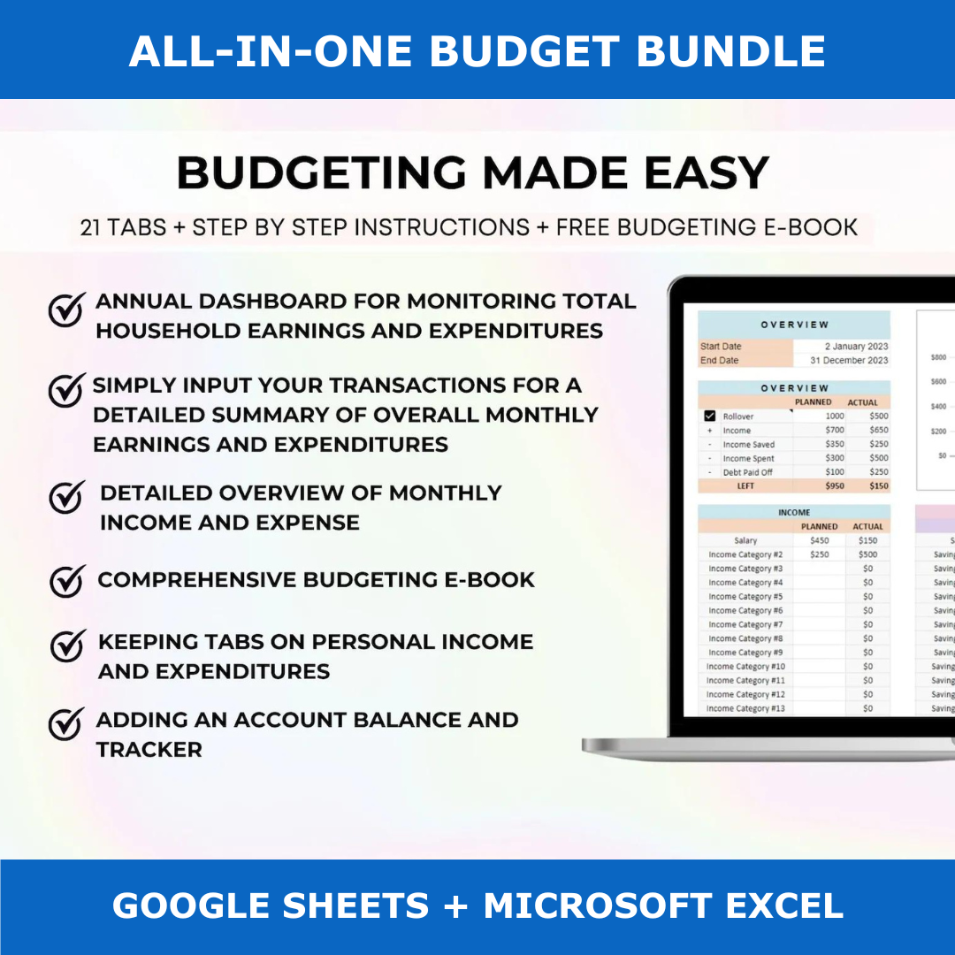 All-In-One Budget Planner Bundle