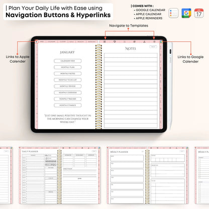 All - In - One Digital Planner Pro + Lifetime Updates - DigiStore X