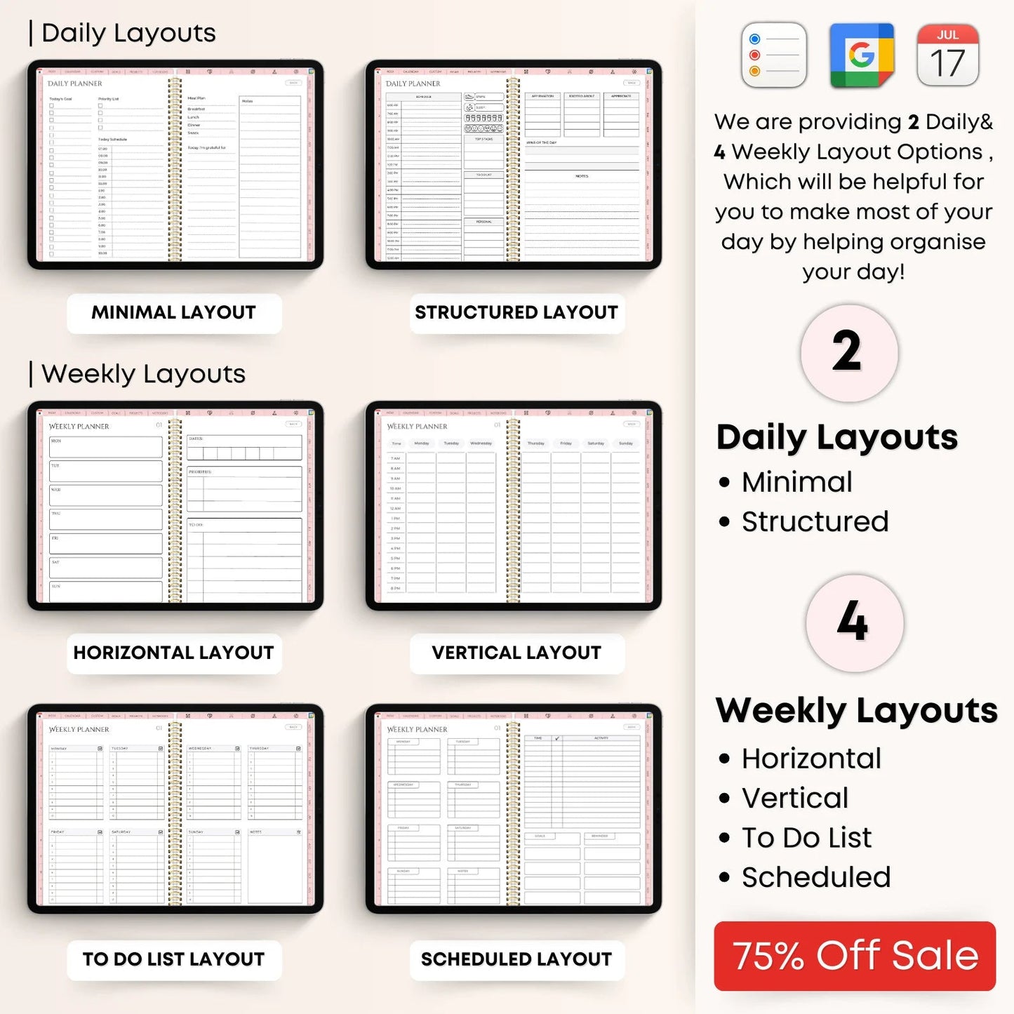 All - In - One Digital Planner Pro + Lifetime Updates - DigiStore X