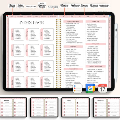 All - In - One Digital Planner Pro + Lifetime Updates - DigiStore X